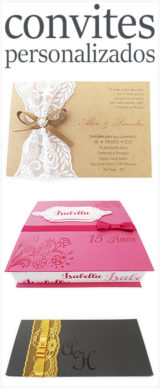 convites personalizadas para casamento, festas, 15 anos e aniversarios - sp